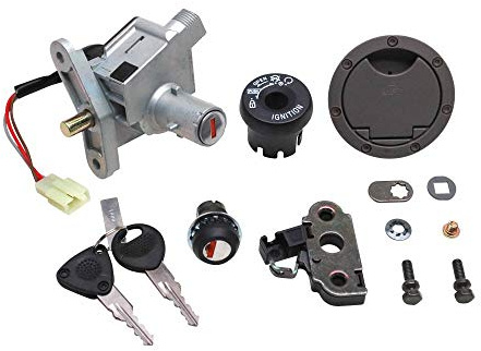 Kit serrure contacteur neiman selle bouchon réservoir type origine scooter MBK 50 Nitro 2003 Neuf