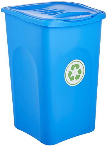 Stefanplast Begreen Poubelle Bleu Capri 50 L