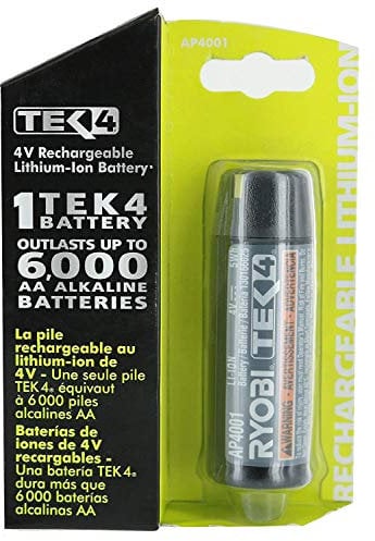 Ryobi AP4001 Original OEM tek4e 4 Volt Compact Lithium Ion Battery Pack (Charger Not Included) Battery Only