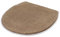 Kleine Wolke Soft WC-Deckelbezug, Polyacryl, Taupe, 47x50cm