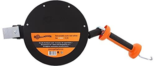 Gallagher Torrolle/Weidetor mit Breitband - 15 m weiß