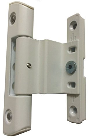 Gardinia 3D Euro Rebate Door Hinge White 22mm x 9-13mm Adjustable Hinge