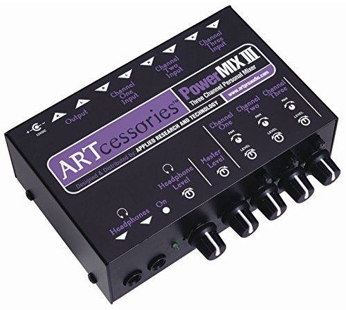 Art Pro Audio PowerMIX III - Three Channel Personal Stereo Mixer