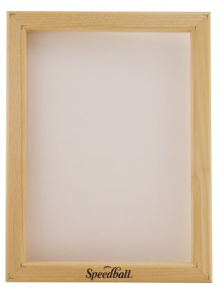 Speedball 110 Monofilament DIY Printing Screen Frame 16 x 20, Wooden, Essentials Accessories, Print Making Printing Kit, Screen Printing, Print Making