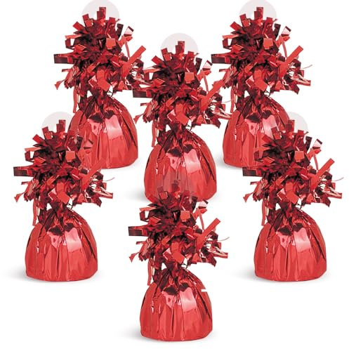 Unique Party Supplies 4942 Folien-Ballongewicht - Rot 7 oz.