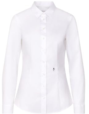 Seidensticker Damen Bluse - Hemdbluse - Bodybluse - Bügelfrei - Slim Fit - Langarm - Uni - Stretch