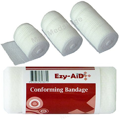 conformément Bandage 5 cm X 4 m First Aid X Lot de 10
