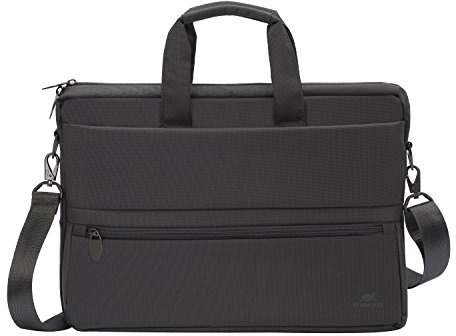 Rivacase Laptoptasche für Natebooks bis 15,6 Zoll - Hochwertige Schultertasche mit einem extra Fach für ein Tablet bis 10.1 Zoll /