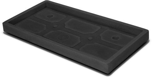 GEDA SFR 80-A Soucoupe rectangulaire pour Pot de Fleur 80 cm