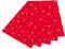 folia 5820 - Fotokarton rot mit goldenen Sternen, 50 x 70 cm, 10 Bogen, beidseitig bedruckt - zum Basteln und kreativen Gestalten von Karten, Fensterbildern und für Scrapbooking