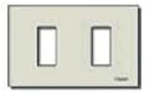 VIMAR, 08636 Serie 8000 Placca 2 moduli standard, alluminio anodizzato, per scatole da incasso rettangolari unificate 3 modulifissaggio a scatto, oro. Per supporto 08531