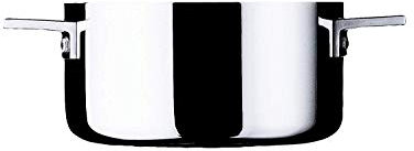MEPRA Attiva Casseruola, 24 cm, Trimetallo Acciaio Inossidabile 18/10, Alluminio e Rame