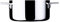 MEPRA Attiva Casseruola, 24 cm, Trimetallo Acciaio Inossidabile 18/10, Alluminio e Rame