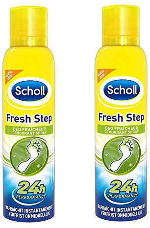 Scholl Déodorant Pieds Anti-Odeurs 150 ml - Lot de 2