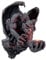 VOGLER Joh. Vogler GmbH Wandlicht Teelichthalter Gargoyle Gothic Drachen, Schwarz, Kunststein, Dekoration