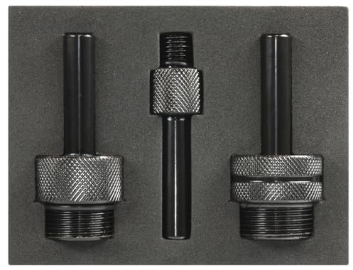 SW-Stahl 24031L Adaptersatz 3-teilig für Öl-Einfüllgerät 7,5L | Passend für 24030L und 24032L - Für Mercedes 7-Gang M12, VAG DSG M24 & CVT M22 - Premium Getriebeöl Werkzeug Set