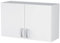 PEGANE Meuble Haut 2 Portes Coloris Blanc, L100 x H60 x P28 cm