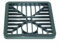 Hardware Shed U-G0437S - Filtro cuadrado tipo rejilla para sumidero, color negro