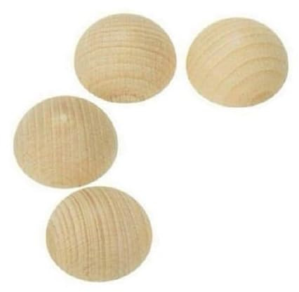 efco Rohholzhalbkugeln Holz Halbkugeln Ø 40 mm 4 Stück