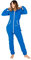 Moniz Damen Jumpsuit, Onesie, Overall (royal blau, M)