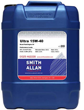 Ultra 15W-40 Engine Oil Petrol & Diesel Mixed Fleet 20 Litre 20L