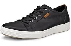 Ecco Herren Soft 7 Sneaker, BLACK, 40 EU