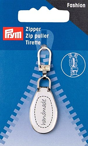 Prym  Handmade Fashion-Zipper Zip Abzieher, Metall, weiß