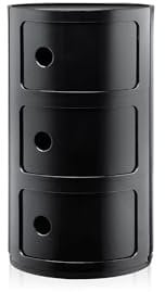 Kartell Componibile Elementos modulares, Negro, 32 x 58.5 x 32 cm