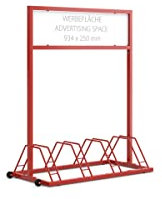 Werbe-Fahrradständer EW 7004 - 4 Einstellplätze