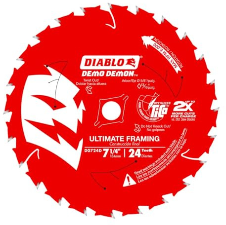 Freud D0724da 7–1/10,2 cm Diablo Demo Lame de scie circulaire