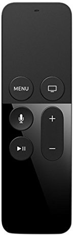 Apple TV Remote - remote controls (TV set-top box, IR/Bluetooth, Touch screen/Press buttons, Rechargeable, Black, Silver)