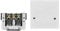 Merriway BH04524 45amp Cooker Outlet Plate White
