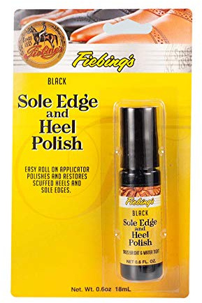 Fiebing's Sole Edge & Heel Polish -Black 0.6FLl.Oz.