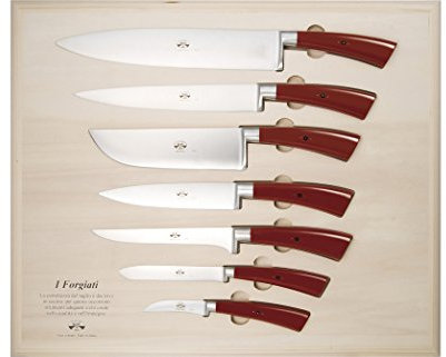 Coltellerie Berti - SU MISURA Trinciante Preparaz. CTP - Portacoltelli magnetico per coltelli forgiati