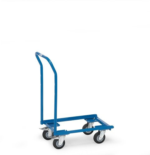Fetra Transportgeräte mtycgtc offene F 250 Tintenroller, Base, Gummi-Rad 250 kg Belastung, 610 mm x 410 mm Plattform Durchmesser