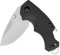 Kershaw Erwachsene Messer Einhandmesser Shuffle Länge geöffnet: 15.0 cm, schwarz, 15 cm