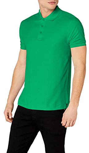 Fruit of the Loom Men's Premium Short Sleeve Polo Shirt, Kelly Green, Medium