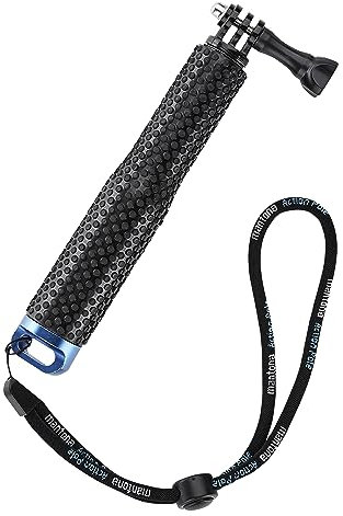 Mantona 50 cm Barra telescópica para GoPro – Negro/Azul