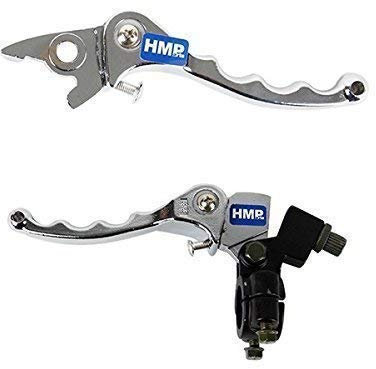 HMParts Bremshebel Kupplungshebel klappbar im Set für 22 mm Lenker Dirt Bike Pit Bike Cross