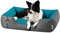 BedDog Hundebett L - Hundekissen - Hundekorb - Hundecouch - Hundesofa - Bezug abziehbar, Waschbar, für Mittel-Kleine Hunde