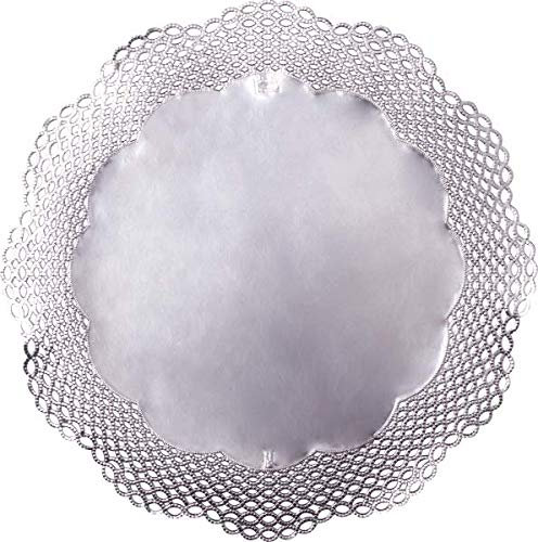DEMMLER Tortenspitze silber 36cm Rund 3Stück 4004158001779