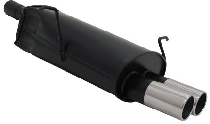 Novus Sportauspuff Gruppe N 2x76mm M-Design