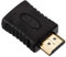 LINDY 41232 HDMI CEC Less Adapter Type A Male to Type A Female, Remove CEC line termination Pin 13 Compatibility Fix problem solver EasyLink SimpleLink Anynet+ BRAVIA Sync,Black