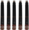 Gullor 25 PCS International Size Pen Ink Cartridge to Fit Jinhao Fountain Pens, Brown, 5 Packs