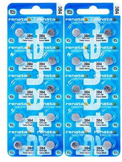 10 Renata 384 Batterien (SR41SW Knopfzelle)