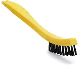 Rubbermaid Brush, Bamboo, Yellow, Black, 8.5