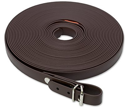 Mystique® Biothane Schweißriemen 19mm braun 10m