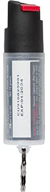 SABRE RED Pepper Spray with Key Ring, Police Strength Pepper Spray, 25 Bursts (Up to 5x Other Brands), 10-Foot (3-Meter) Range