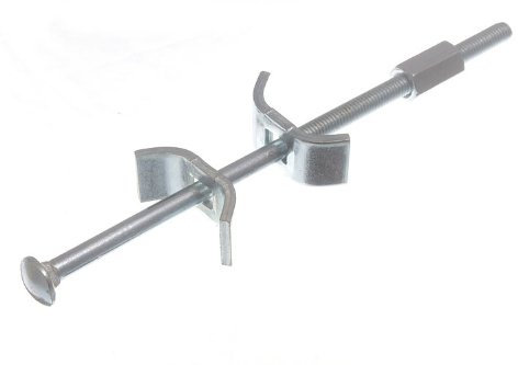 200 X Worktop Connector Joiner Butterly Jig Clamp M6 X 150Mm Bzp