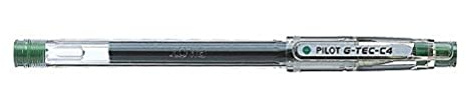 Pilot Pen G - Tec C4 0.4 mm Microtip Rollerball Pen - Green